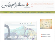 Tablet Screenshot of lamplightersbiblestudy.com